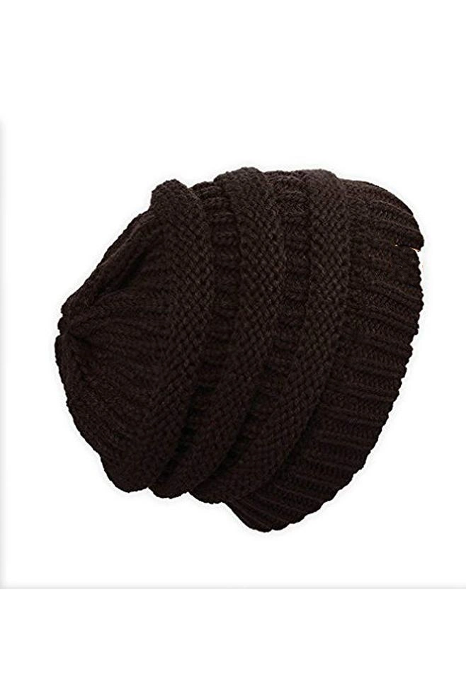 Promotional 100% Acrylic Custom Striped Unisex Warm Comfortable Beanie Knitted Crocheted Hat