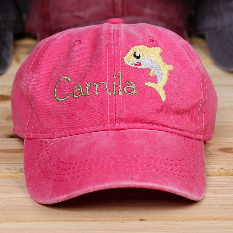 New Dad Hat Casual Sports Caps Personalized Family Shark Hat Monogram Custom Baseball Cap