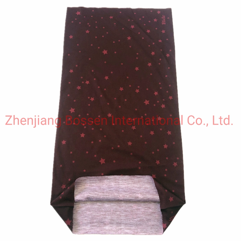 China Factory OEM Produce Custom Logo Print Polyester Microfiber Neck Gaiter Seamless Tubular Bandana Tube Scarf