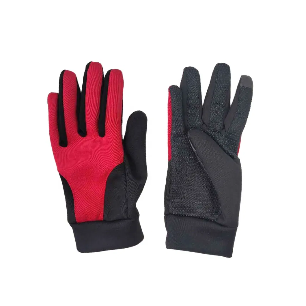 Fashion Outdoor Running Racing Cycling Anti-Slip Smart Touch Screen Polyester Gloves