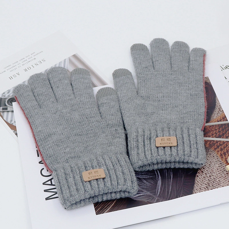 2022 New Arrival Men&prime; S Split-Finger Touch Screen Knitted Gloves