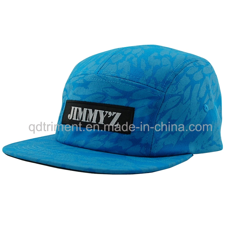 100% Polyester Snapback Flat Bill Outdoor Sport Camp Cap (TMFL6680-1)