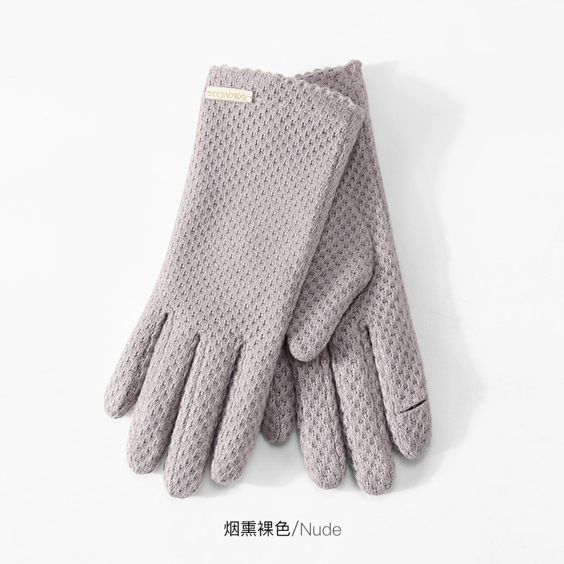 Women&prime;s Wool New Winter Cycling Warm and Fleece Shell Touch Screen Gloves