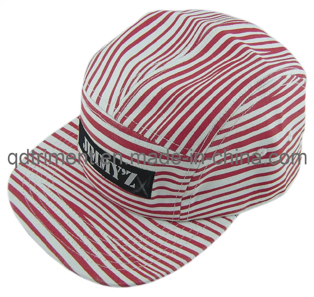 100% Polyester Snapback Flat Bill Outdoor Sport Camp Cap (TMFL6680-1)