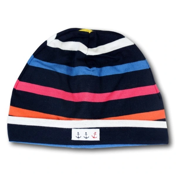 Acrylic Striped Winter Knitted Hat