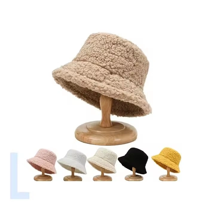 Winter Fisherman Hat Veracap Reversible Fuzzy Fleece Bucket Hat Blank Hats