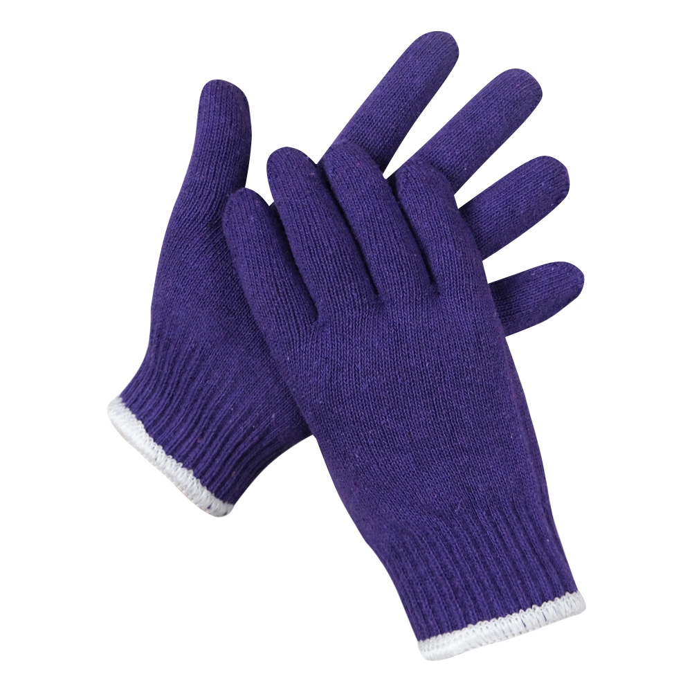 Hot Sale Pure Color Lady Women Cheap Winter Knitted Cotton Gloves for General Purposes