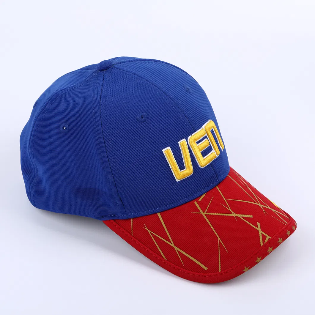 Wholesale High Quality Polyester Contrast Color Baseball Caps Personalized Sports Outdoor Unisex Hats