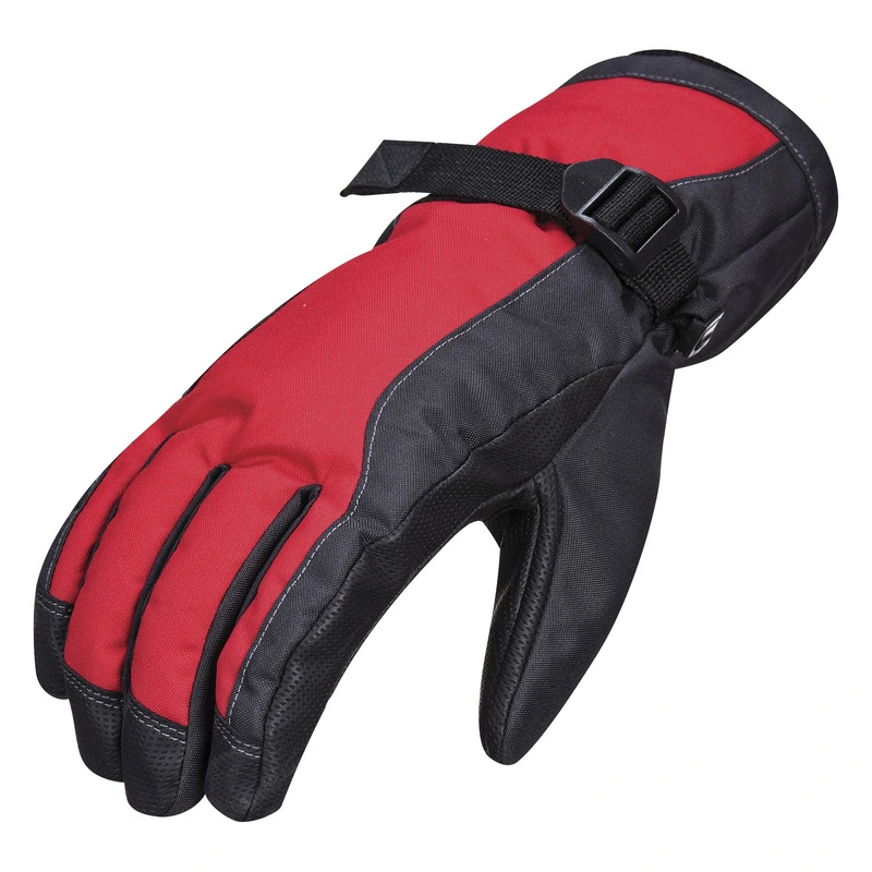 Custom Unisex Winter Sports Glove Warm Waterproof Ski Gloves with Buckle for Snowboard Sport