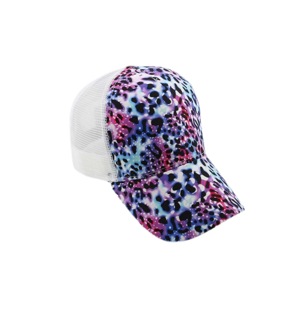 Wholesale Trucker Cap with Sublimation Printing Polyester 5 Panel Baseball Cap with Mesh Fashion Promotion Hat