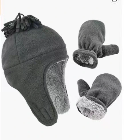 Custom OEM Fleece Plush Winter Wind Protection Earflap Warm Hat
