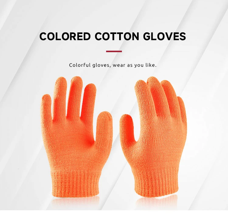 Wholesale Polyester/Cotton Knitted Colorful Comfortable Winter Magic Gloves