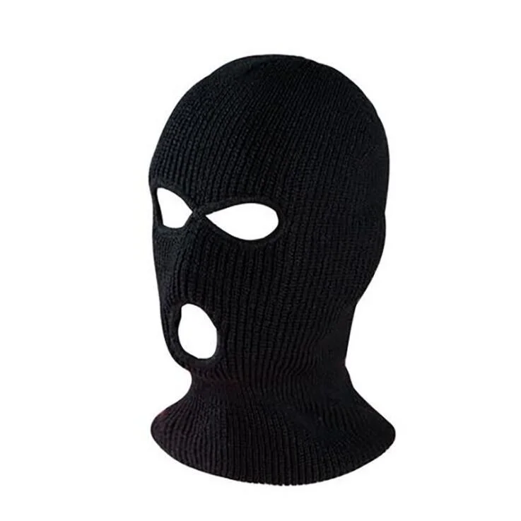 3 Hole Ski Mask Knitted Face Cover Hat Winter Balaclava