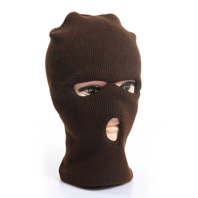 Wholesale Fashion Acrylic Winter Warm Face Mask Custom Knitted Balaclava