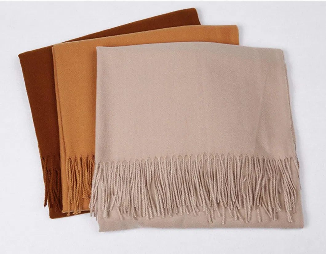 OEM 70X180cm Winter Thermal Cashmere Scarves Imitation Wool Scarves