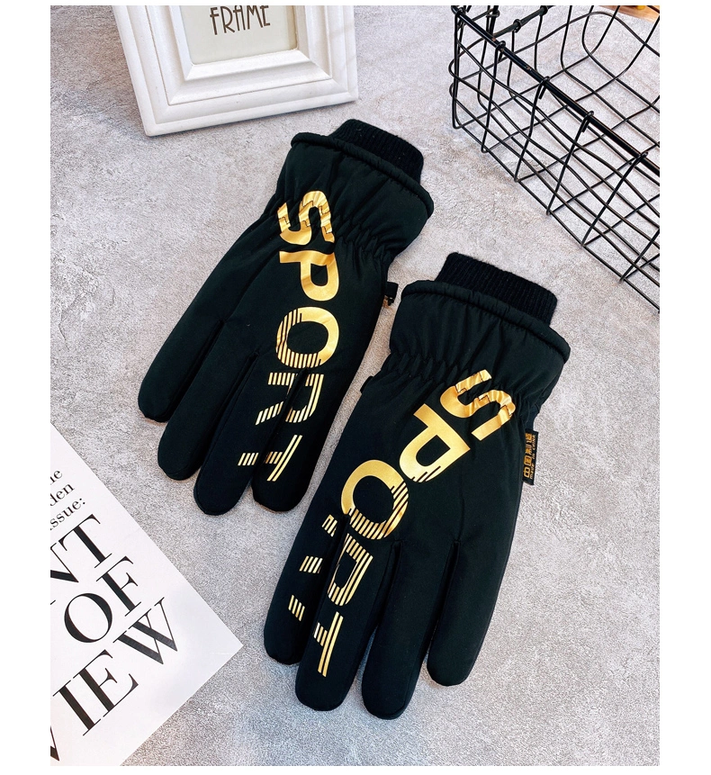 Men Women Acrylic Knitted Gloves Anti-Slip Outdoor Windproof Thermal Warm Custom Logo Touch Screen Winter Gloves