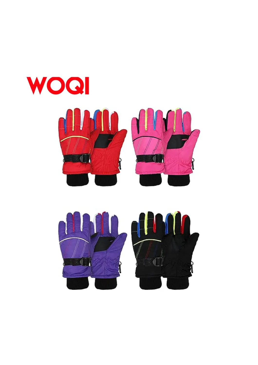 Woqi Winter Windproof and Warm Children&prime;s Ski Gloves, Waterproof Gloves