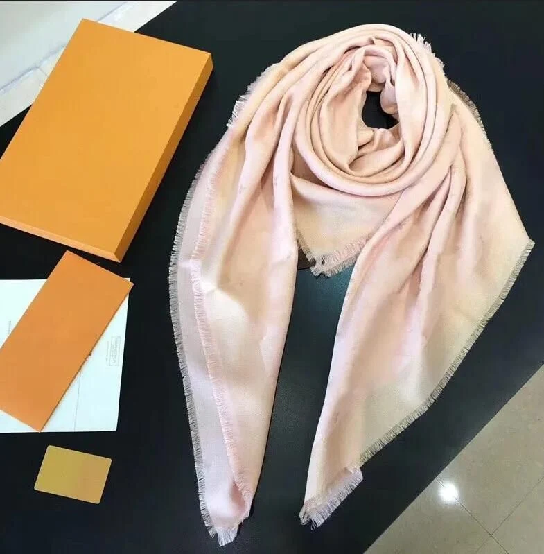 Luxury Brand Designer Scarf Scarves Wholesale Lady Fashion Printing 100% Silk Scarfs