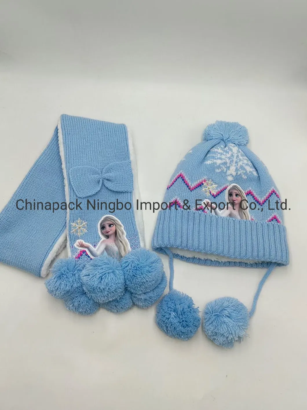 Polar Fleece Hat Scarf Kit Winter Hats for Kids