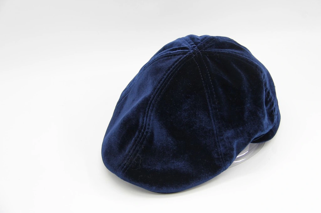 Polyester Peaked Cap Velvet Fabric Adult Fashion Hat Suitable Spring and Autumn