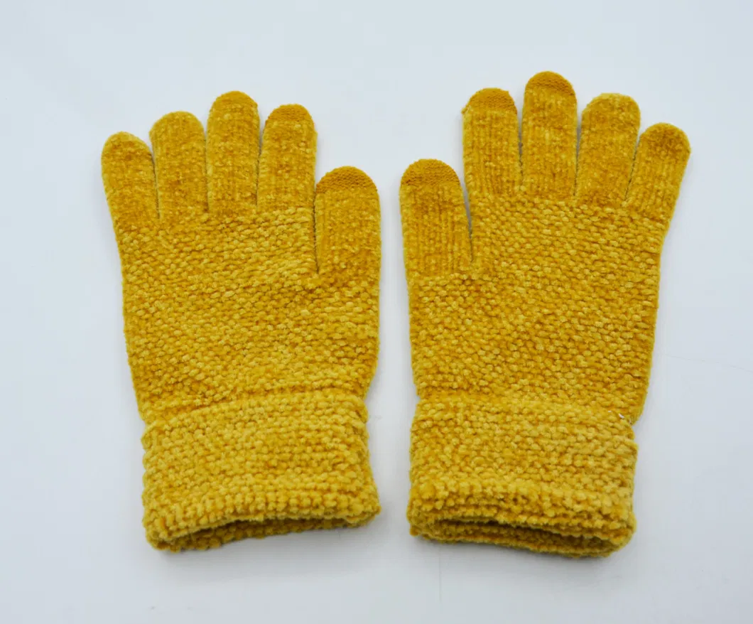 Winter New Creative Touch Screen Gloves Cute Colourful Knitted Unisex Full Finger Gloves Mittens