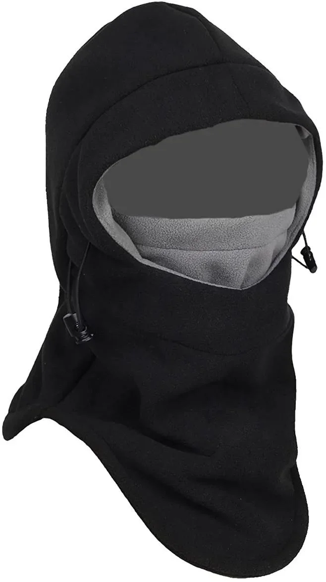 Hiking Camping Cycle Polar Fleece Outdoor Balaclava Snood Double Layer Adjustable Neck Tube Scarf