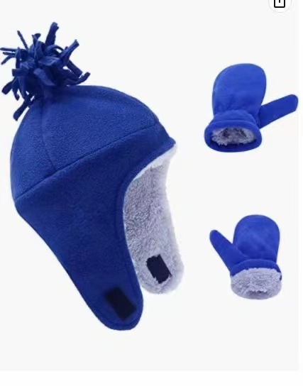 Custom OEM Fleece Plush Winter Wind Protection Earflap Warm Hat