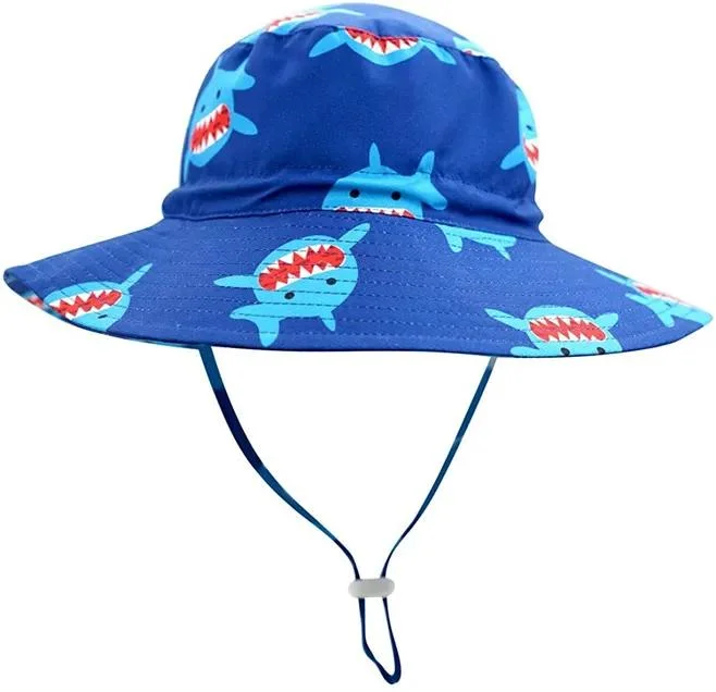 Wholesale Sun Protection Comfortable outdoor Sports Fashion Pattern Adjustable Kids Fisherman Hat