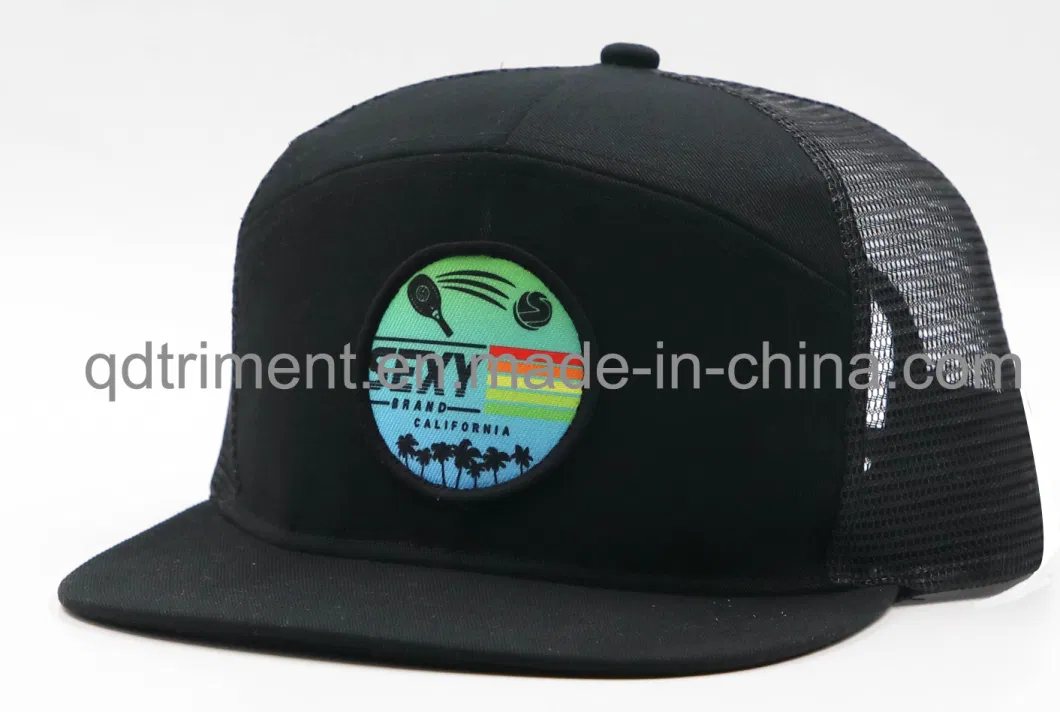 100% Polyester Snapback Flat Bill Outdoor Sport Camp Cap (TMFL6680-1)