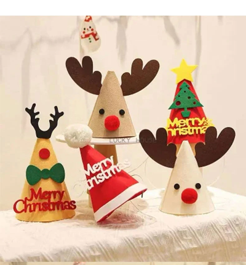 Christmas Decorations Kits Santa Claus Hats