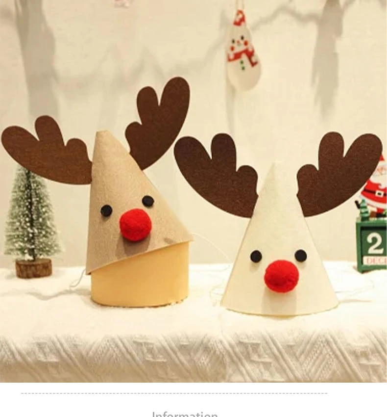 Christmas Decorations Kits Santa Claus Hats