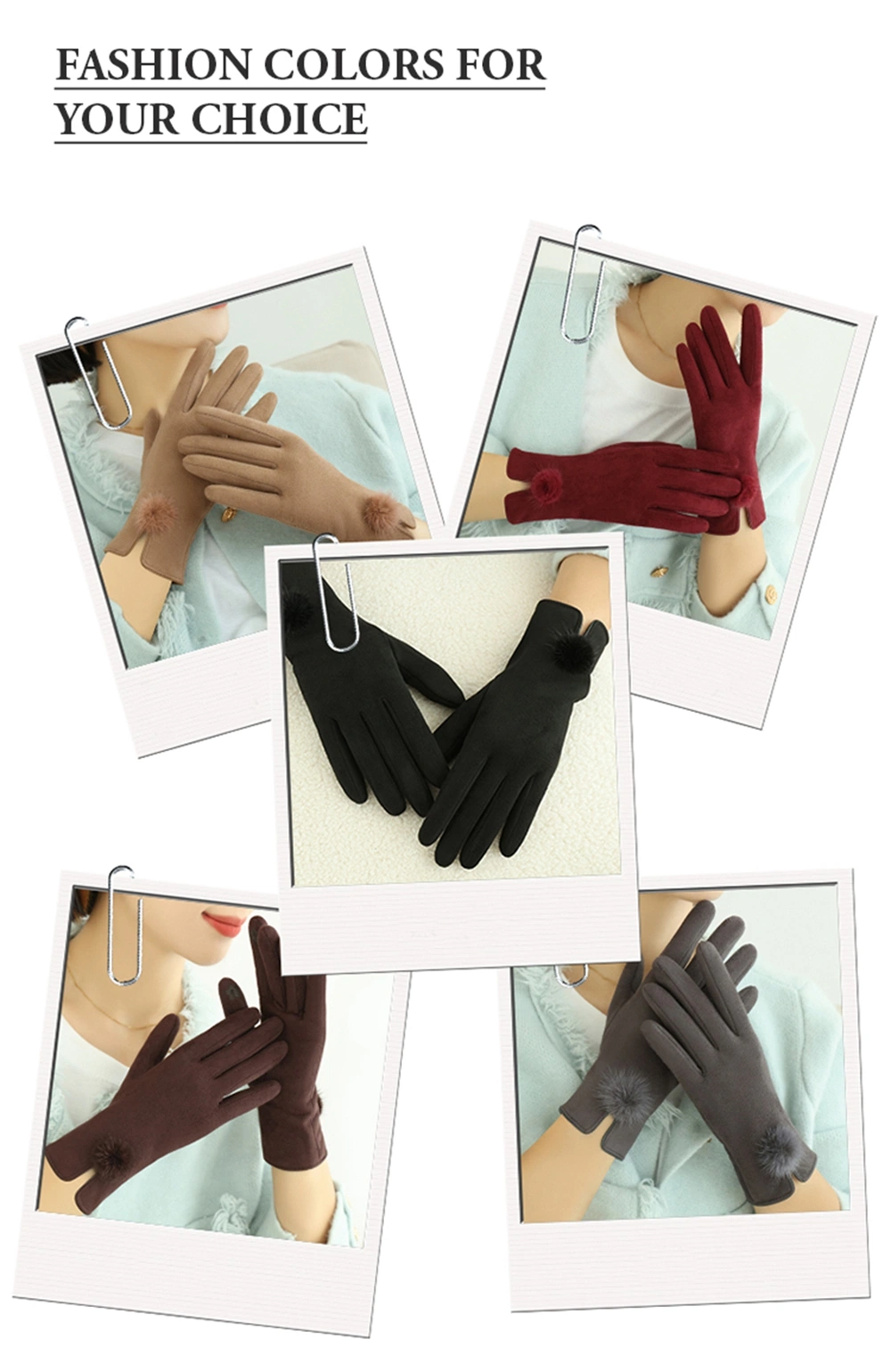 Wholesale Warm Comfortable Magic Lady Hand Winter Gloves