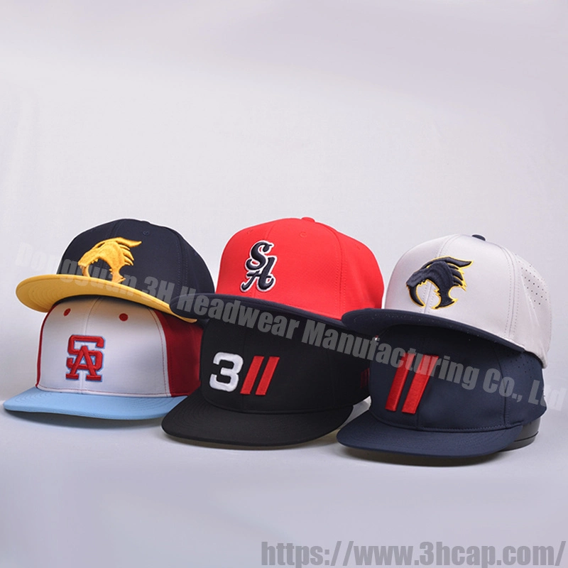 3hcap Men Women Fashion Flat Birm Flex Fit Baseball Cap Polyester Colorful Adjustable Cutsom Logo Pts30 Snapback Fitted Caps