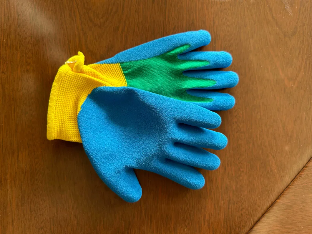 Breathable and Elastic Children&prime;s Safety Gloves for Gardening