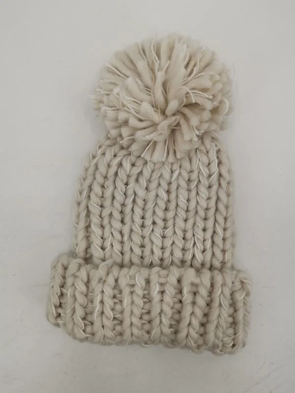 New Design Warm Winter Chunky Knit POM POM Beanie Hat for Women