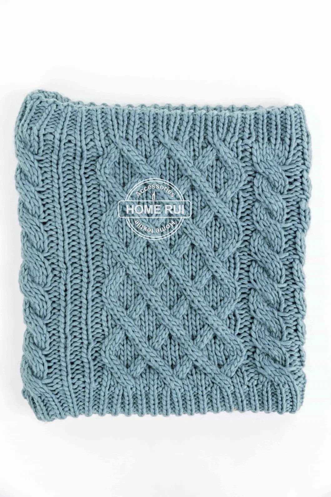 Unisex Women Ladies Beanie Scarf Winter Sets Cross Knit Cable Design Hat Cap Neck Warmer Fleece Double Layers Snood Hat Bonnet