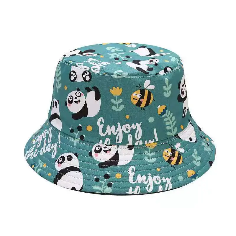 Colorful Fashionable Printed Children Cotton Bucket Hat