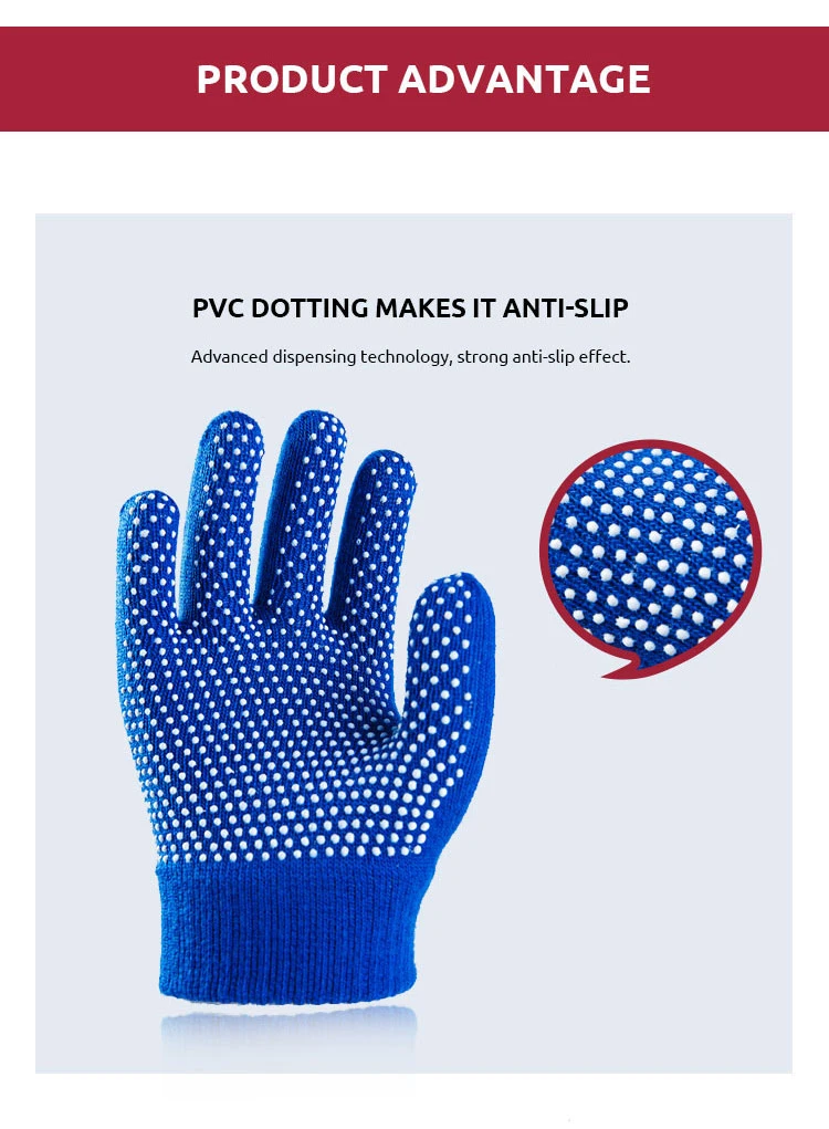 Wholesale Custom Logo Winter Gloves Anti Slip Acrylic Working Gloves