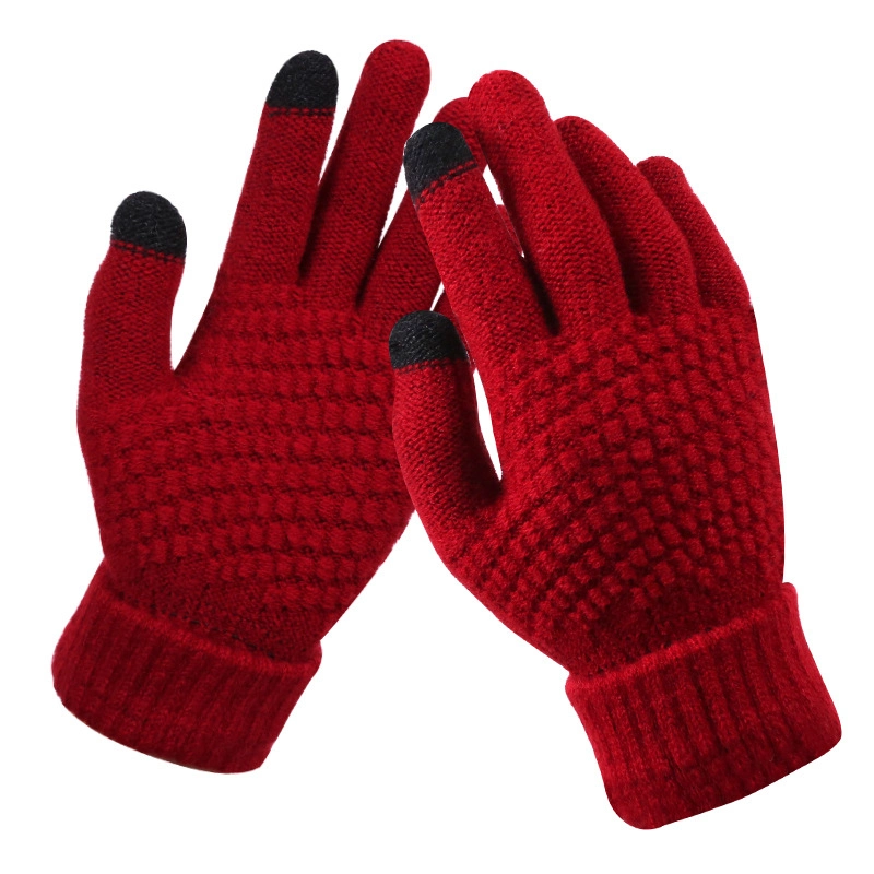 Winter Warm Soft Thick Smart Phone Gloves
