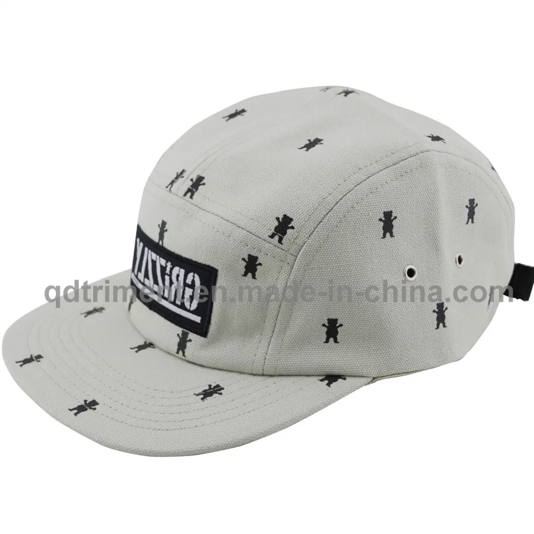 100% Polyester Snapback Flat Bill Outdoor Sport Camp Cap (TMFL6680-1)