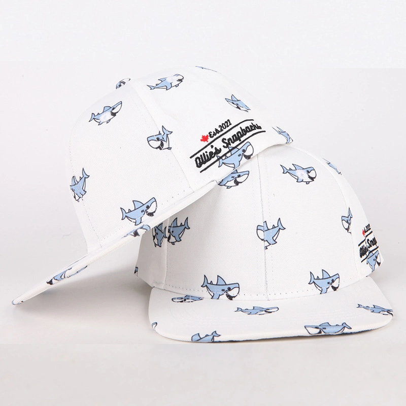 Men Women Custom Canvas Embroidery Logo Snapback Cap, Customize Fashion Personalized Embroidered Cap Hip Hop Flat Bill Snapback Hat