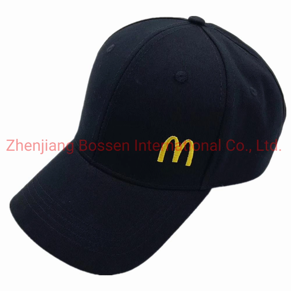 China Factory OEM Design Your Own Custom Logo 3D Embroidery Cotton Baseball Cap Plain White Strapback Hat
