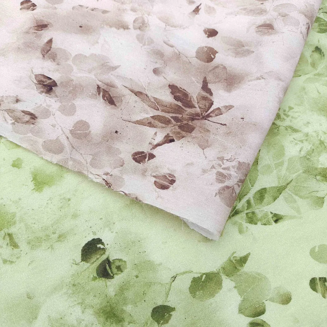 Textile Fabric Organza Silk Satin Chiffon Fabric Digital Printing Cloth Disperse Print