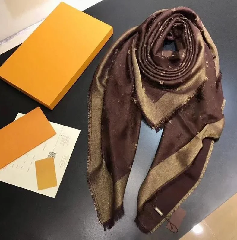 Luxury Brand Designer Scarf Scarves Wholesale Lady Fashion Printing 100% Silk Scarfs