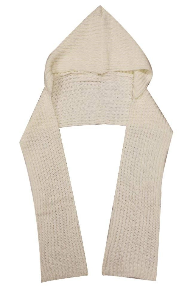 Wholesale 100% Acrylic Women Winter Warm Comfortable Multifunctional Knit Scarf Hat