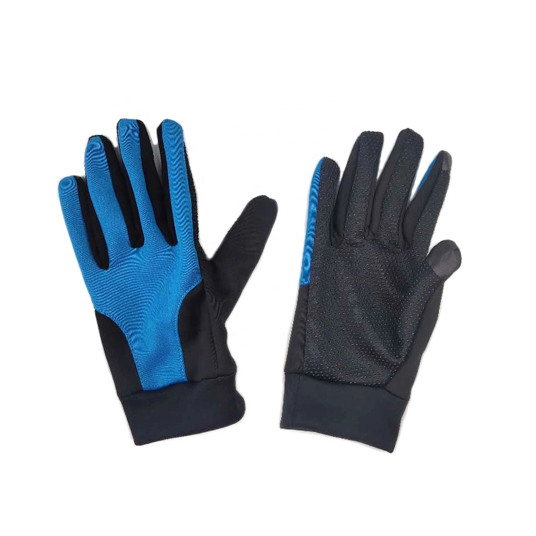 Fashion Outdoor Running Racing Cycling Anti-Slip Smart Touch Screen Polyester Gloves