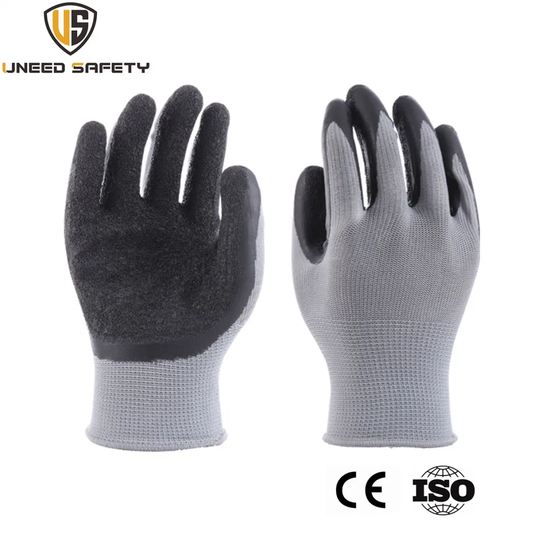 Touch Screen Safety Work 13 Gauge Polyester/Nylon Knitted PU Coated Glove