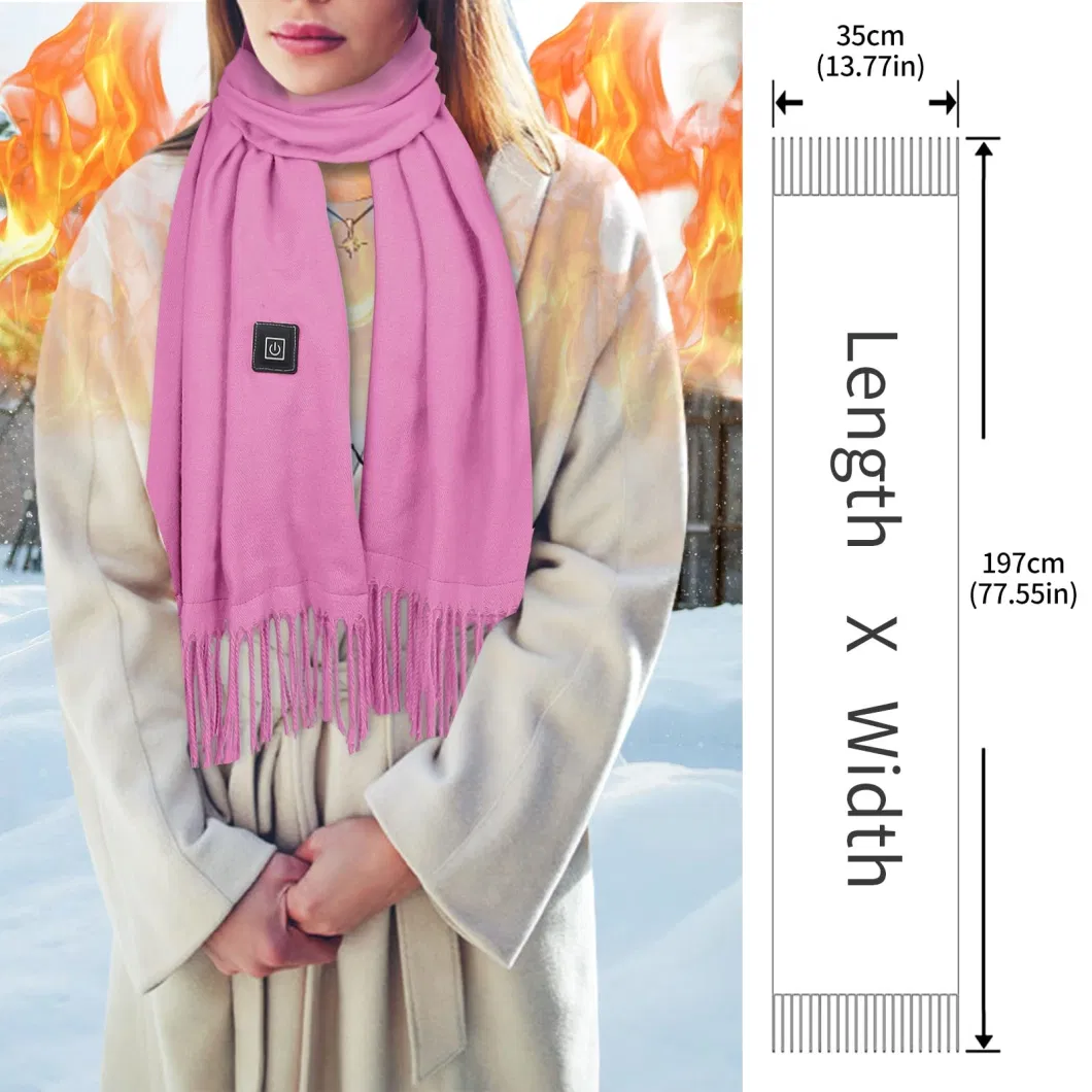 Polar Fleece USB Heated Warm Scarf