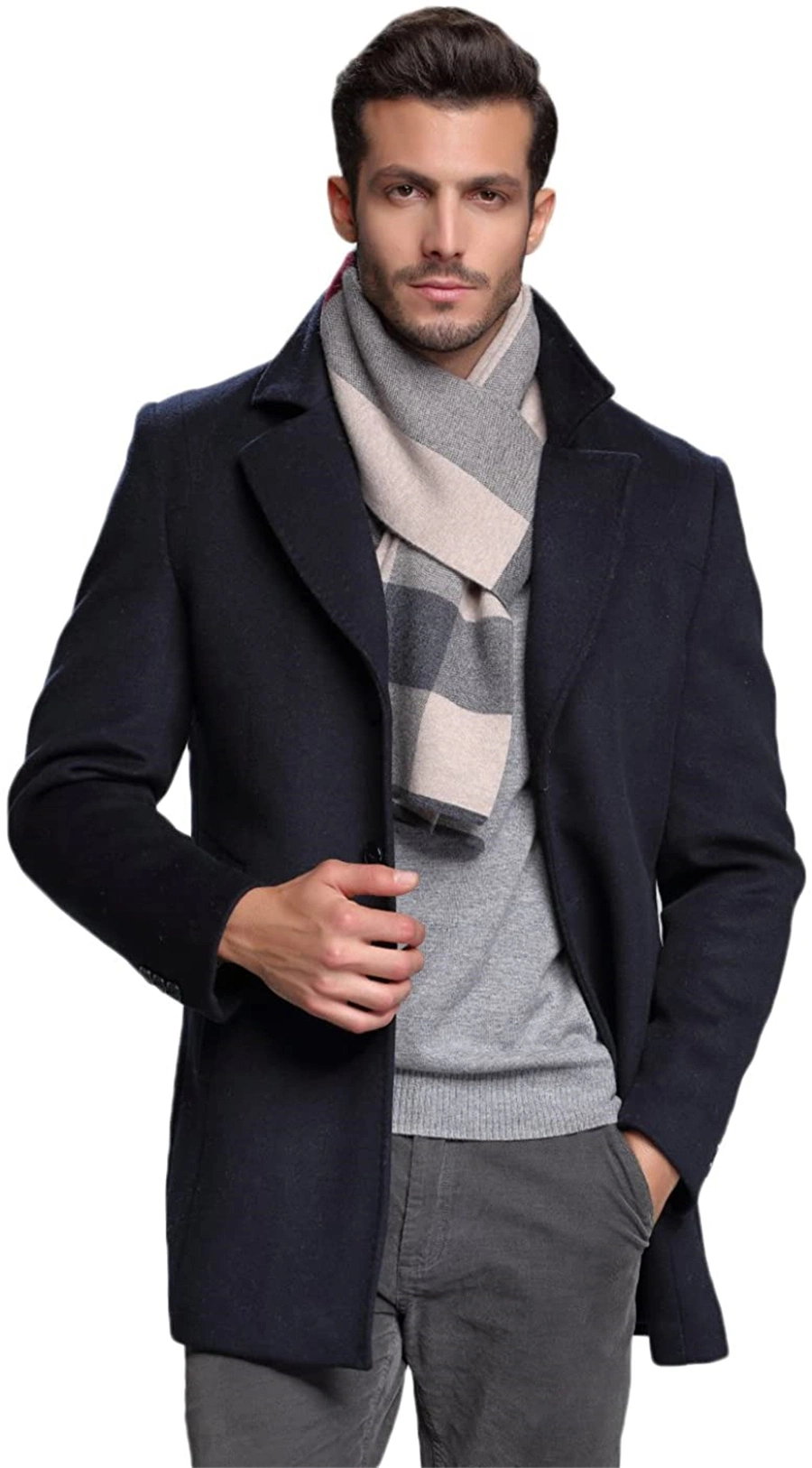 Wholesale Elegant Fashion Durable Premium Cashmere Men&prime;s Women&prime;s Unisex Soft Winter Scarf with Gift Box