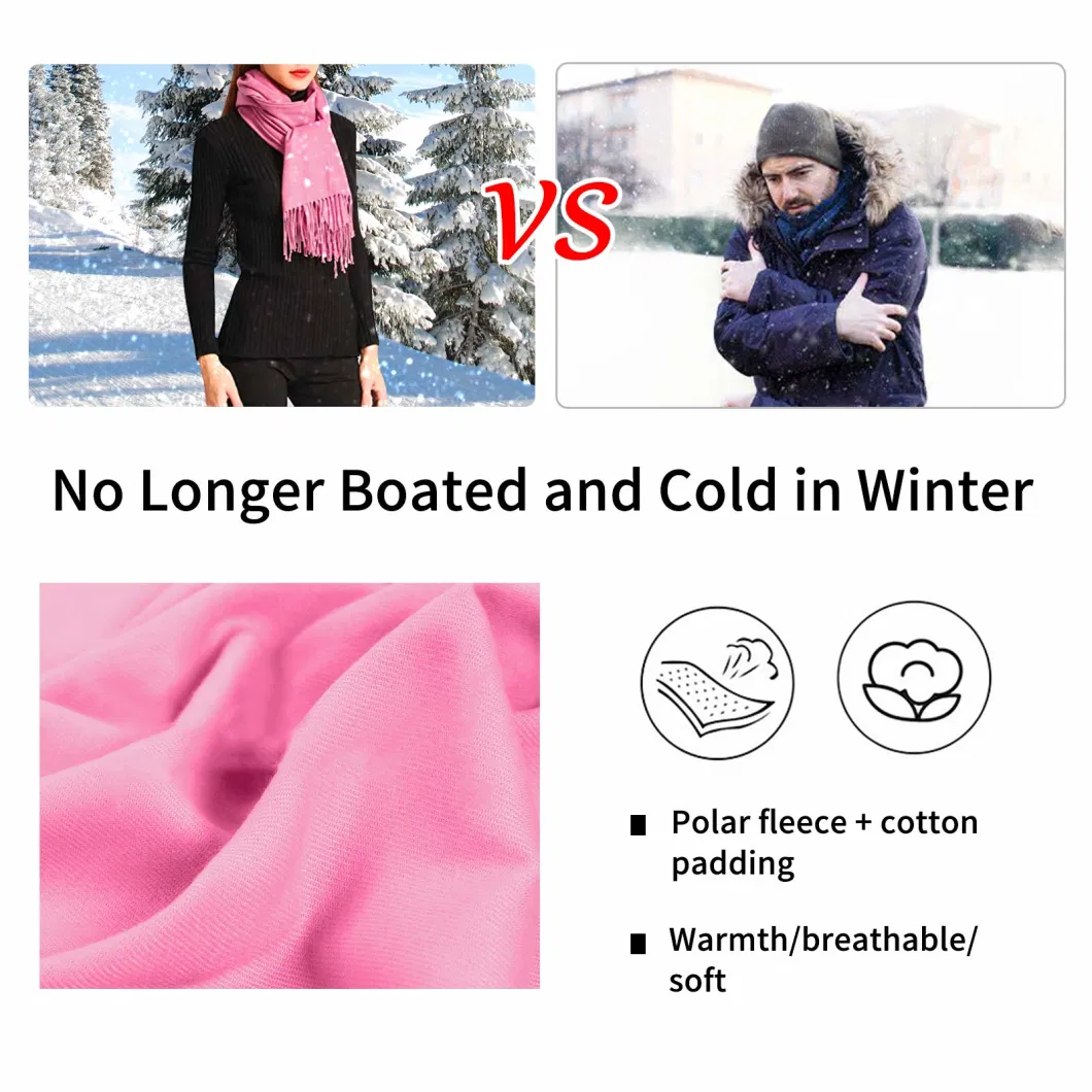 Polar Fleece USB Heated Warm Scarf